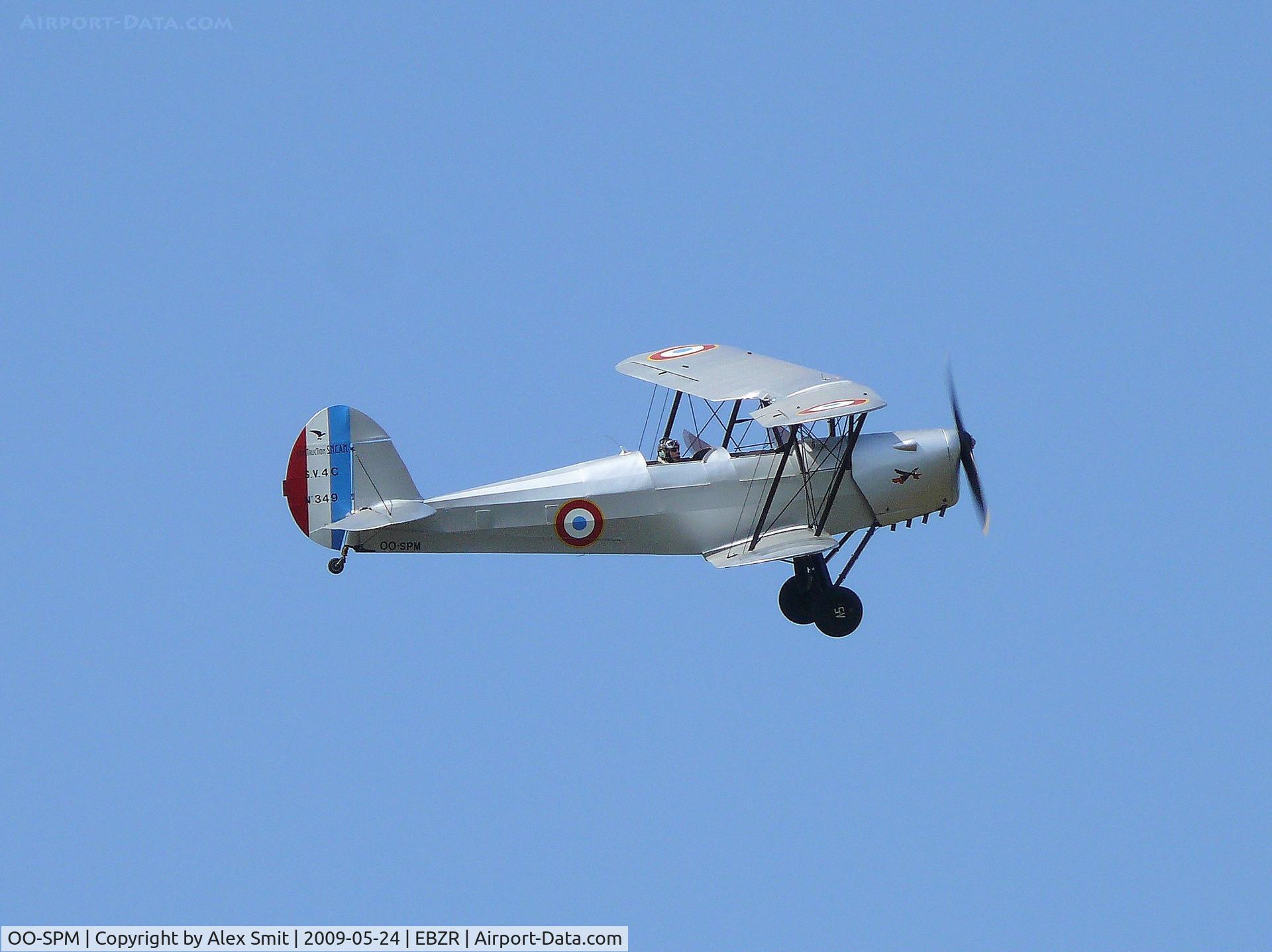OO-SPM, Stampe-Vertongen SV-4C C/N 349, Stampe-Vertongen SNCAN/SV4C OO-SPM painted as French Air Force 349