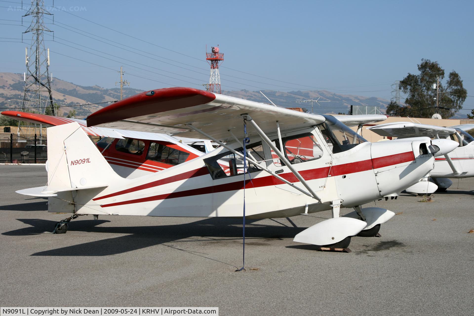 N9091L, 1970 Champion 7ECA Citabria C/N 784-70, KRHV