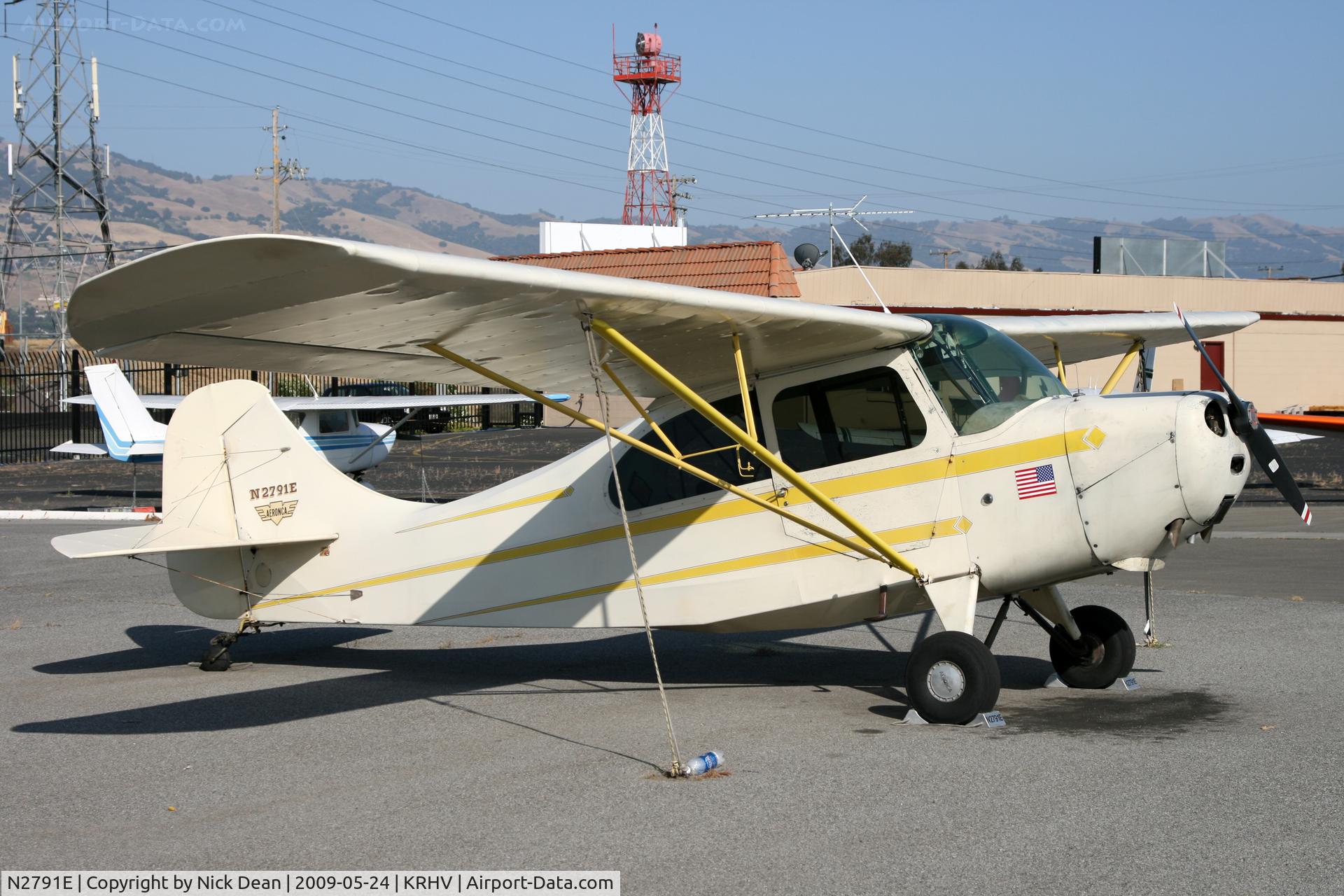 N2791E, 1946 Aeronca 7AC Champion C/N 7AC-6374, KRHV