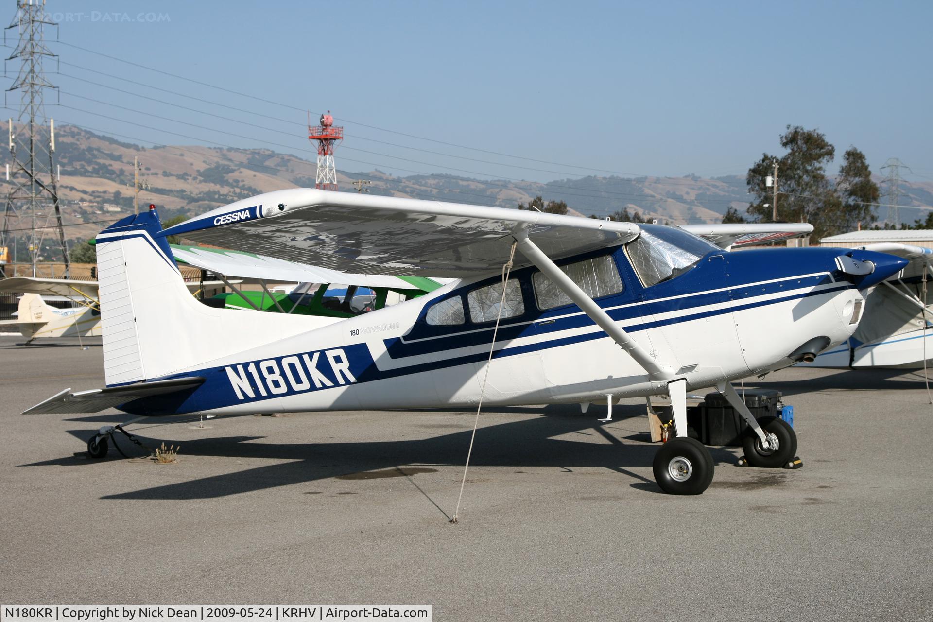 N180KR, 1980 Cessna 180K Skywagon C/N 18053147, KRHV
