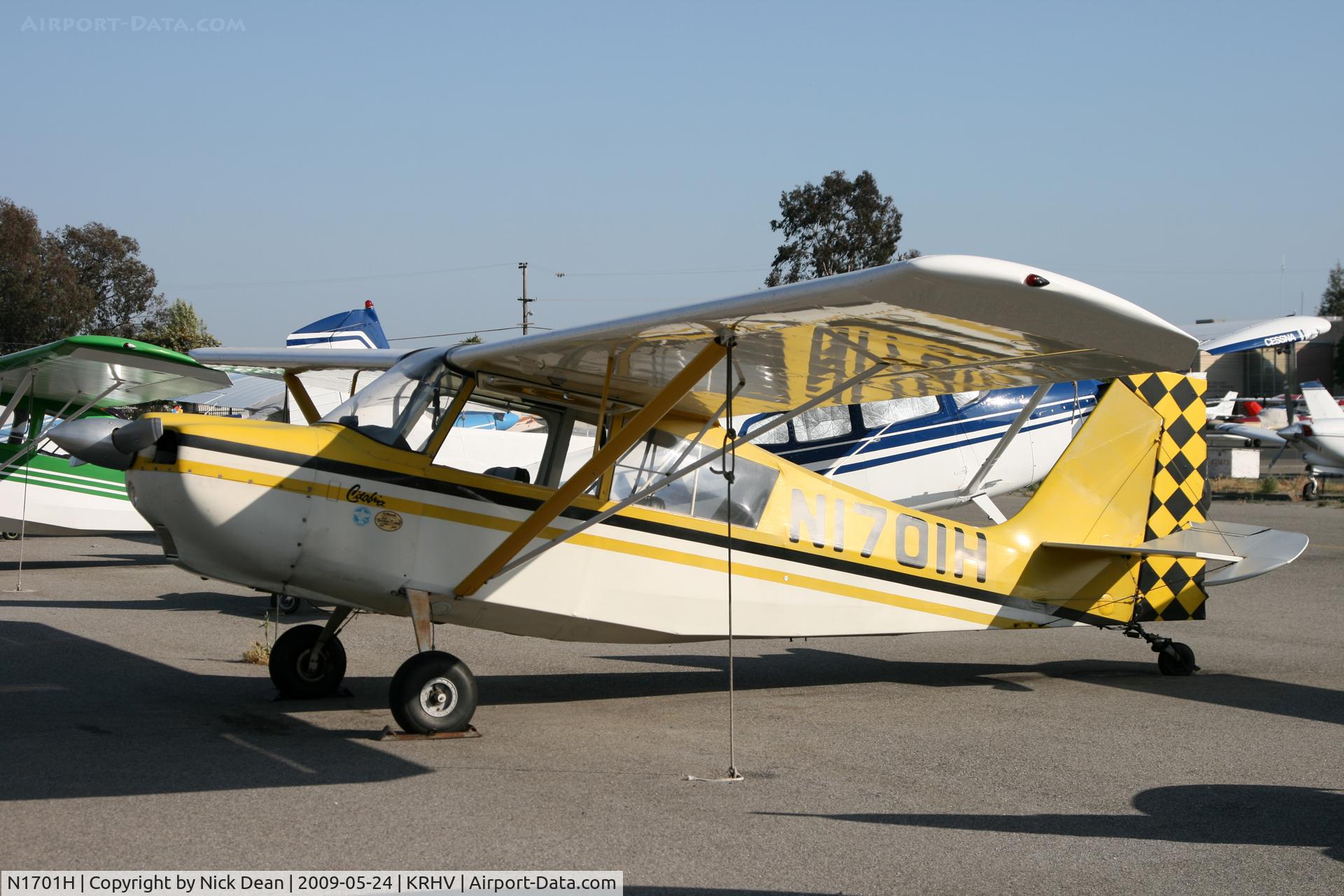 N1701H, 1974 Bellanca 7KCAB Citabria C/N 454-74, KRHV