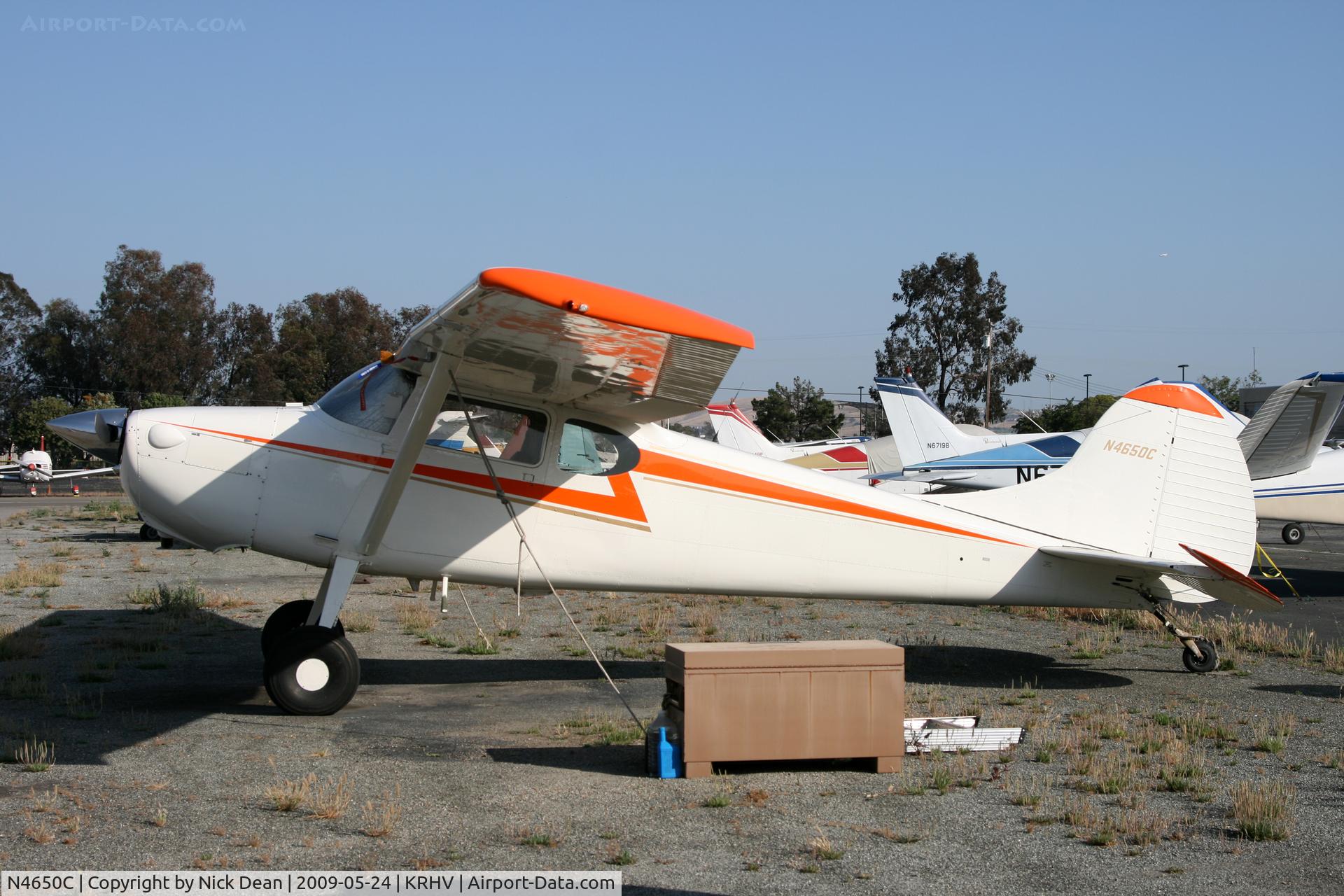 N4650C, 1953 Cessna 170B C/N 25594, KRHV
