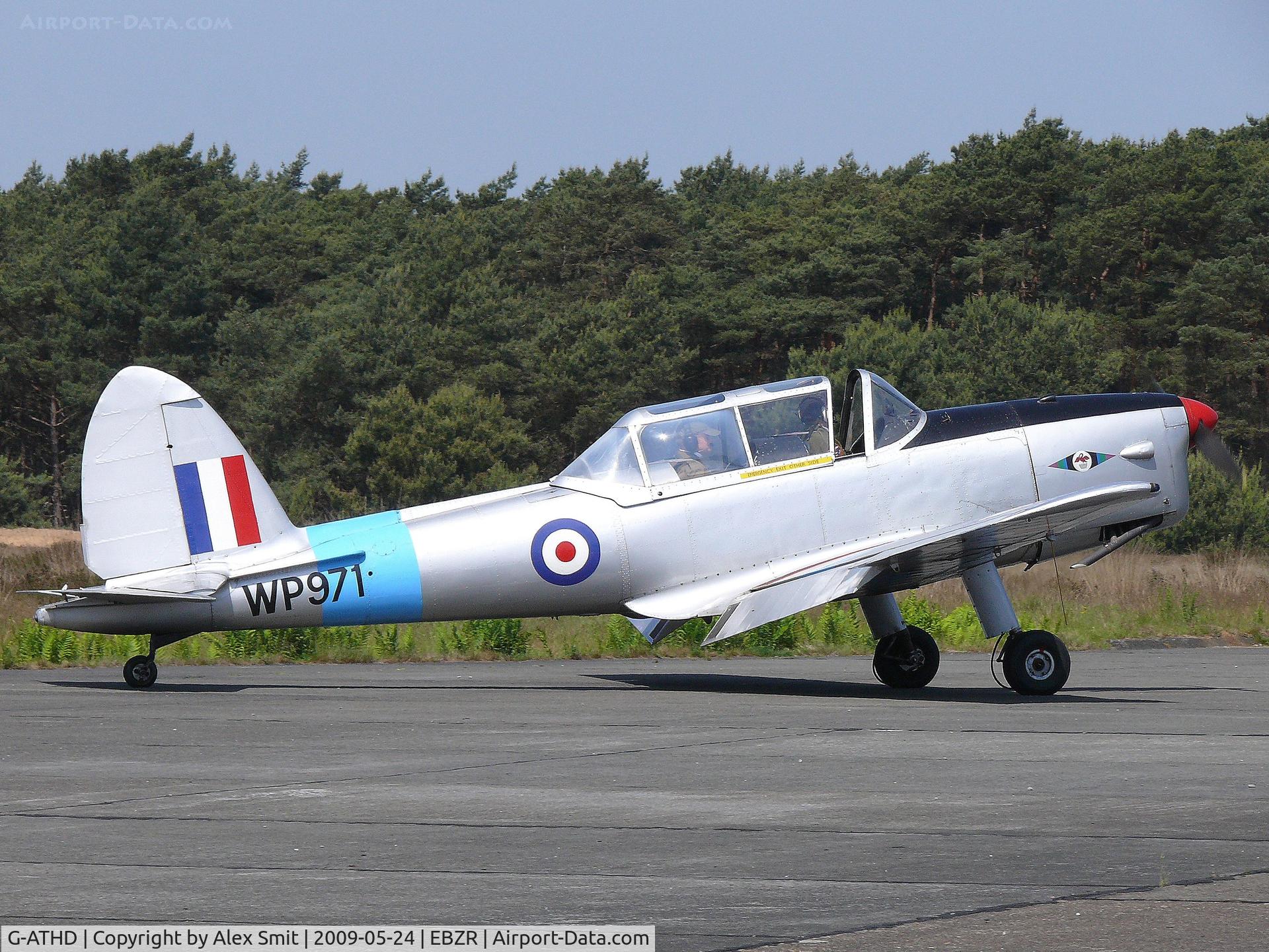 G-ATHD, 1953 De Havilland DHC-1 Chipmunk T.10 C/N C1/0837, De Havilland Canada DHC-1 Chipmunk G-ATHD painted as Royal Air Force WP971