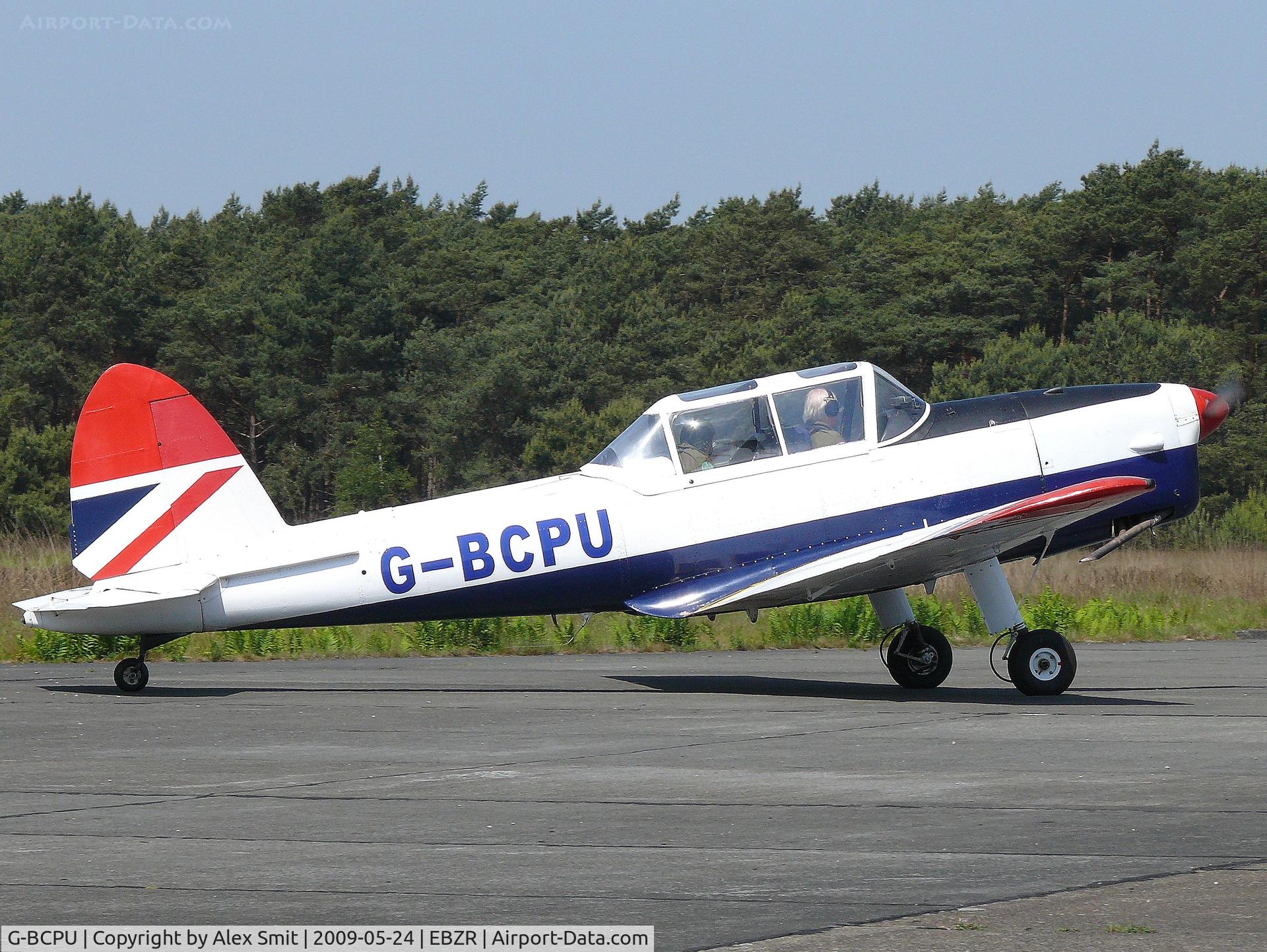 G-BCPU, 1953 De Havilland DHC-1 Chipmunk T.10 C/N C1/0839, De Havilland Canada DHC-1 Chipmunk G-BCPU painted in a basic British Airways livery