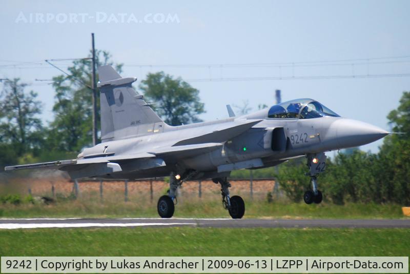 9242, Saab JAS-39C Gripen C/N 39242, Czech Republic Air Force, Saab 39C Gripen