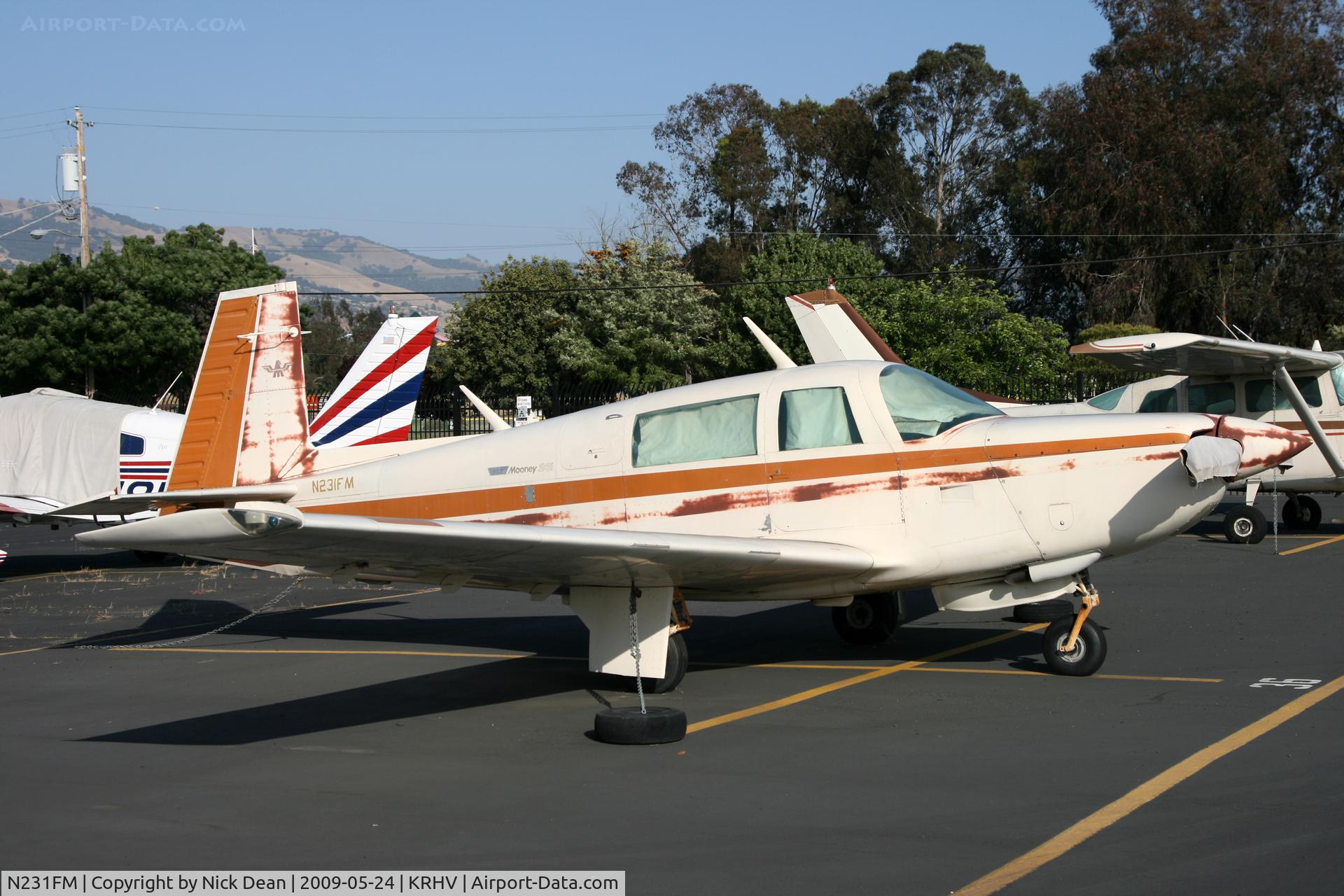 N231FM, 1979 Mooney M20K C/N 25-0223, KRHV