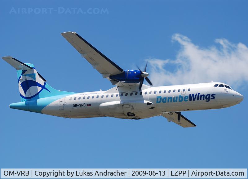 OM-VRB, 1993 ATR 72-202 C/N 367, DanubeWings, ATR-72-202