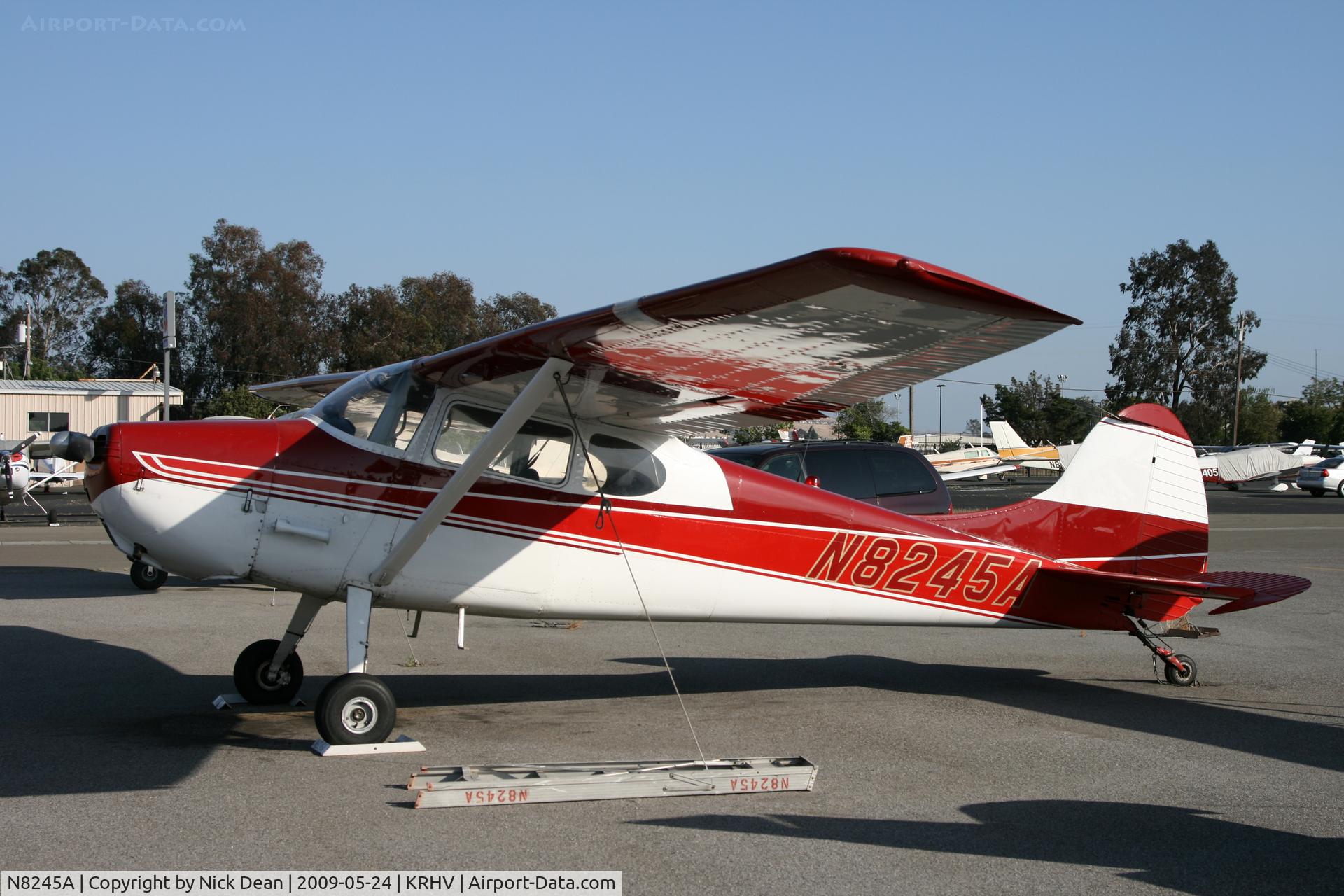 N8245A, 1952 Cessna 170B C/N 25097, KRHV