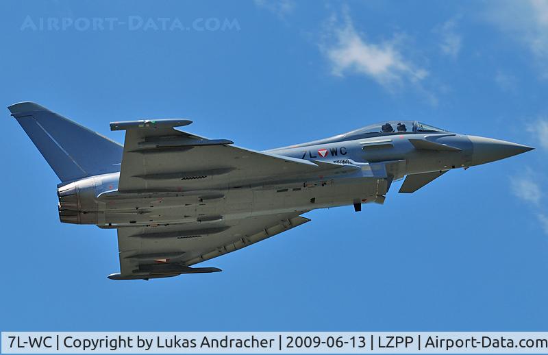 7L-WC, 2007 Eurofighter EF-2000 Typhoon S C/N AS003, Austrian Air Force, Eurofighter EF-2000 Typhoon S