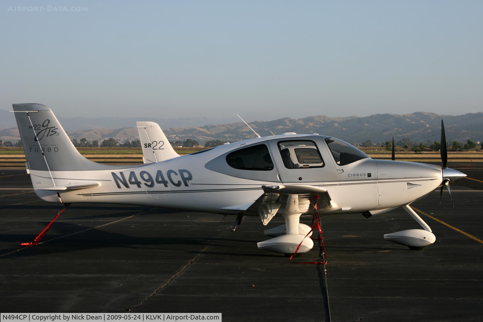N494CP, 2008 Cirrus SR22 C/N 3167, KLVK