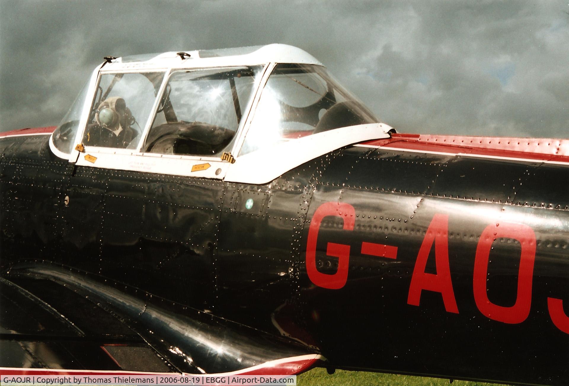 G-AOJR, 1950 De Havilland DHC-1 Chipmunk T.10 C/N C1/0205, opendeur VZP 2006