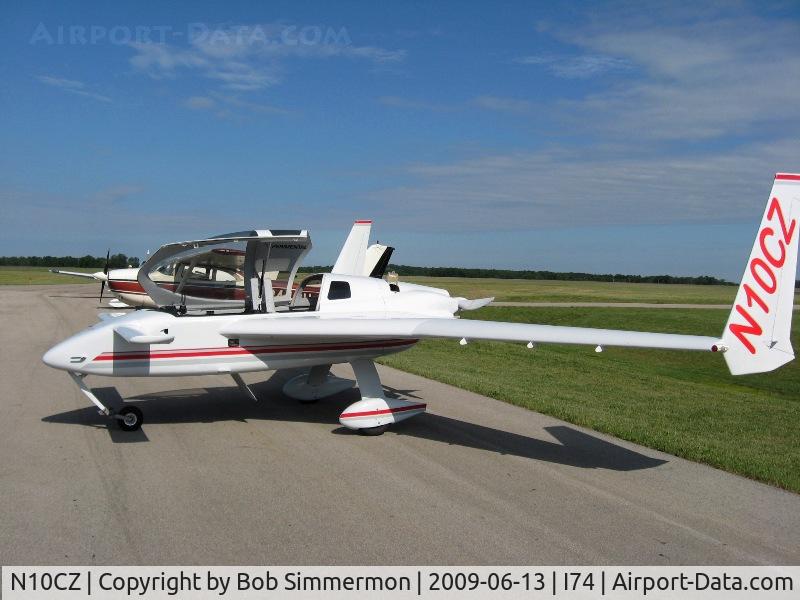 N10CZ, 1998 Co-Z Cozy Mark IV C/N 155, At the Urbana, Ohio breakfast fly-in