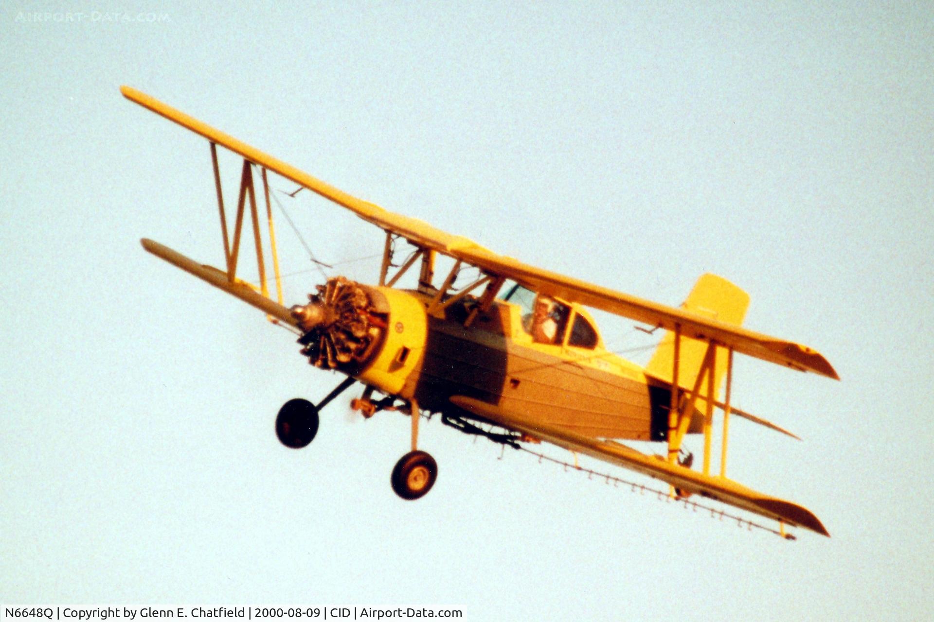 N6648Q, 1977 Grumman-Schweizer G-164B C/N 175B, Flying by the control tower