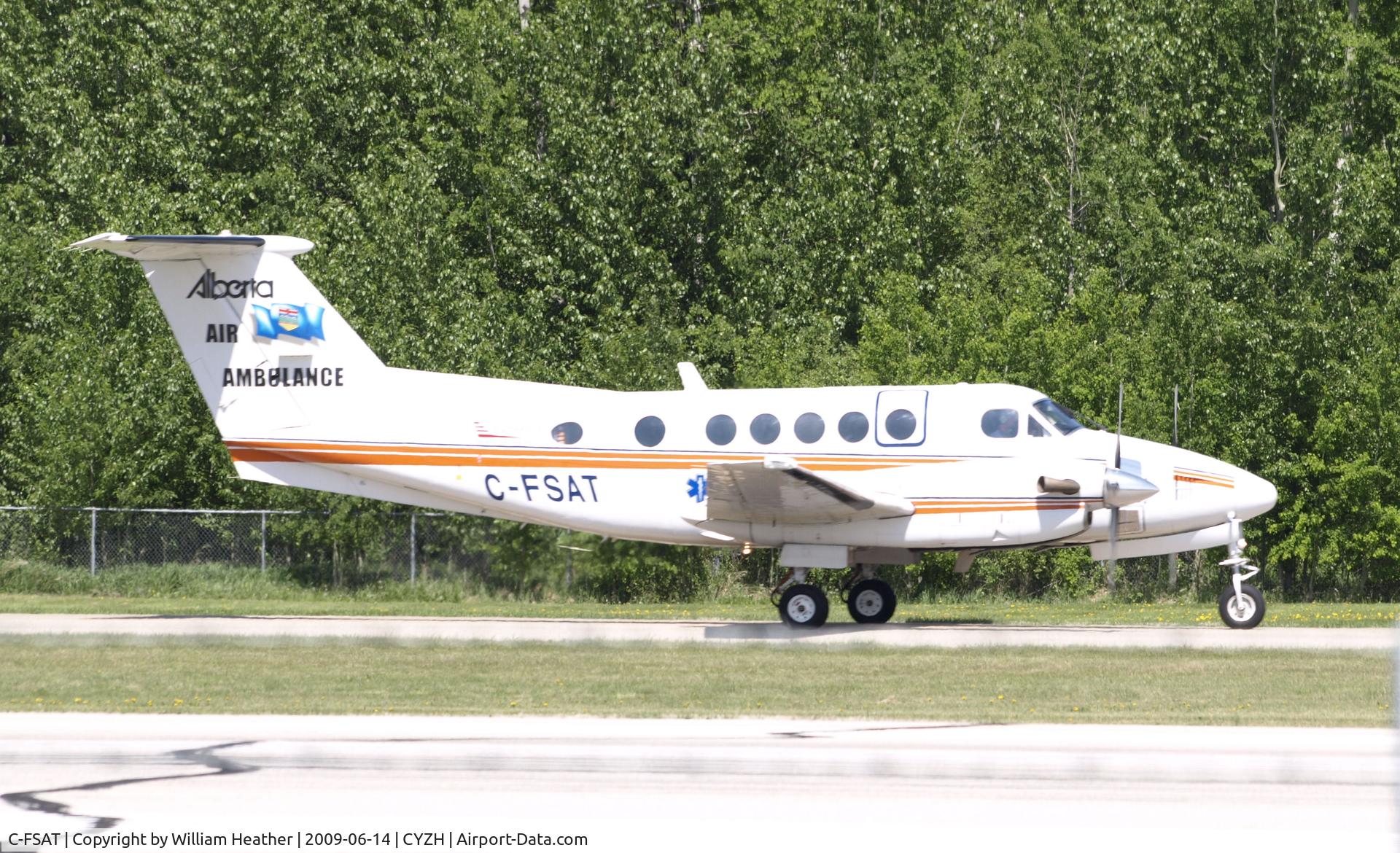 C-FSAT, 1996 Beech B200 King Air C/N BB-1526, Alberta Air Ambulance
