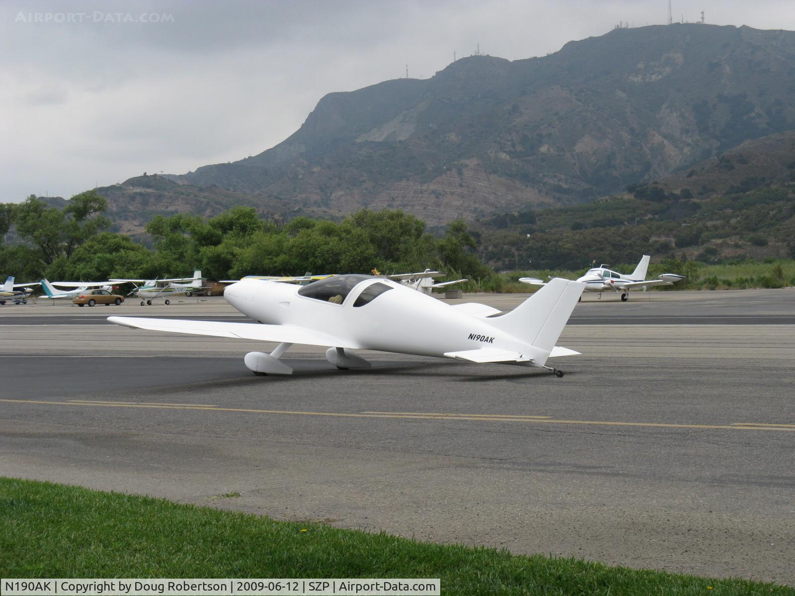N190AK, 2004 Aero Designs Pulsar C/N KP-1, 2004 Kozloff PULSAR, Rotax 912, taxi to Rwy 22