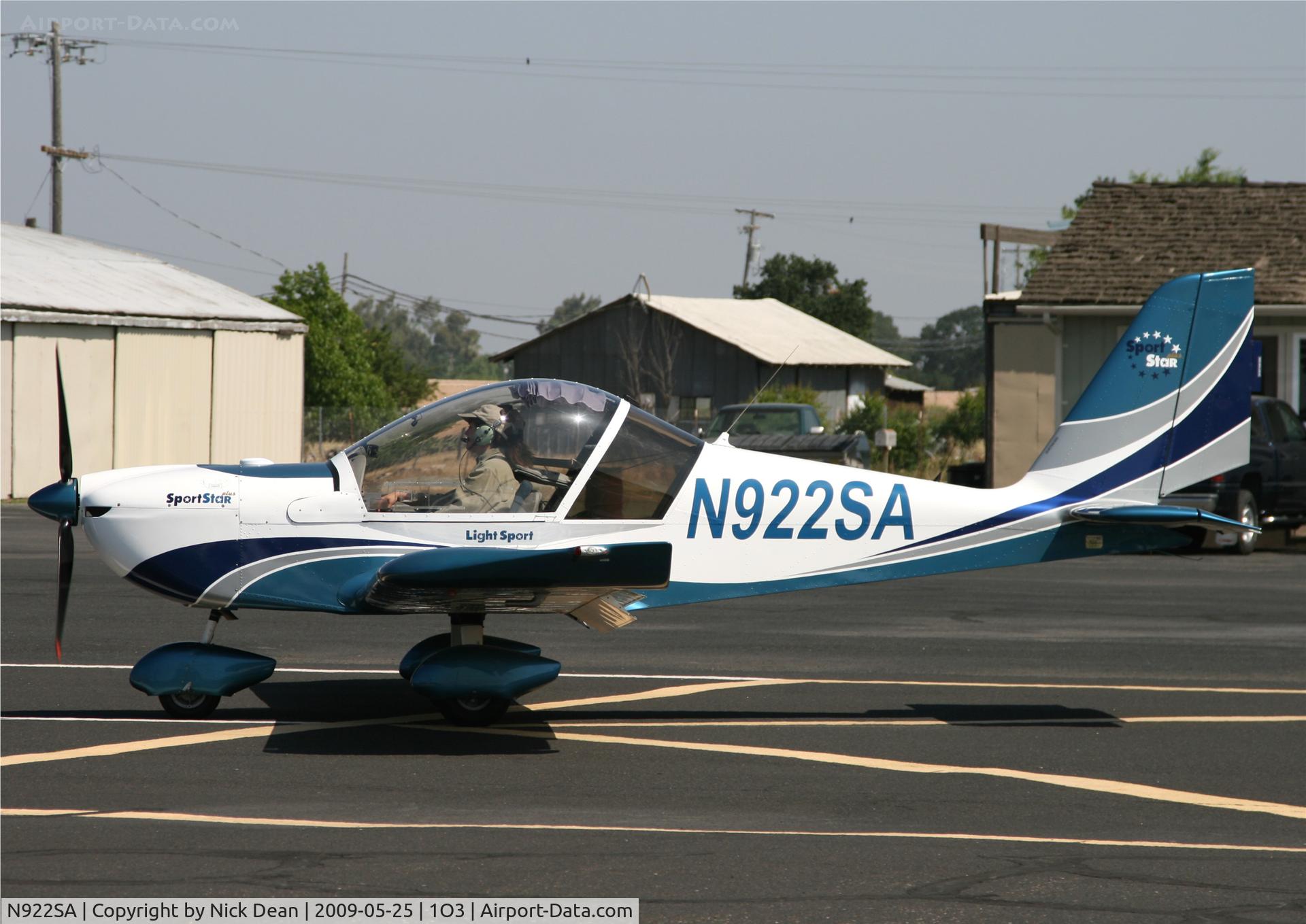 N922SA, 2007 Evektor-Aerotechnik Sportstar Plus C/N 20070922, 1O3