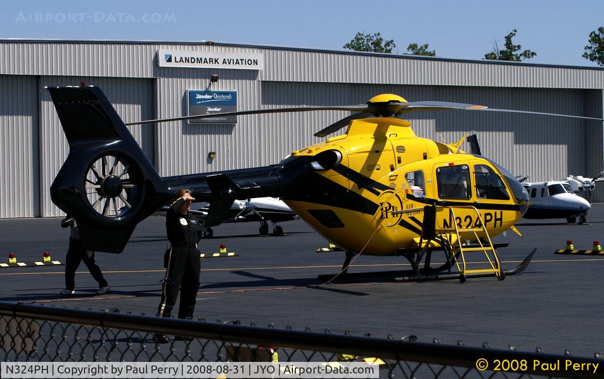N324PH, 2007 Eurocopter EC-135P-2+ C/N 0571, Got some crew with her, staying ready