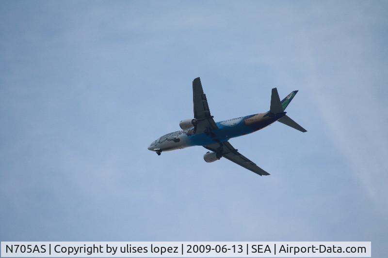 N705AS, 1998 Boeing 737-490 C/N 29318, alaska on a special scheme