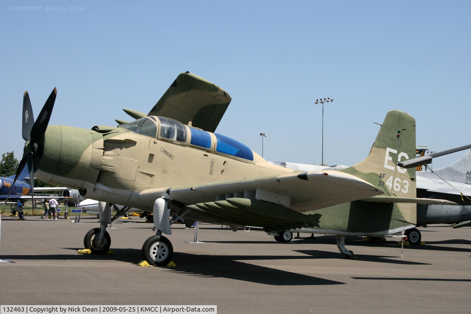 132463, Douglas A-1E Skyraider C/N 9480, KMCC