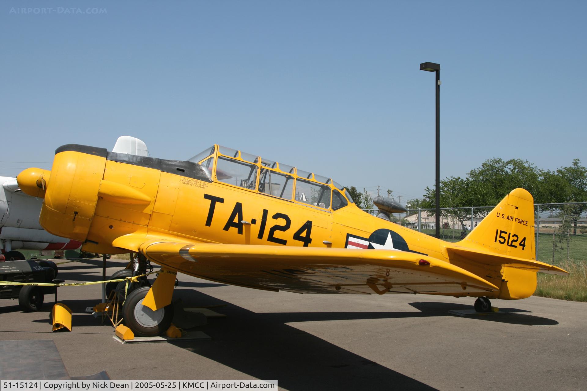 51-15124, 1951 North American T-6G Texan C/N 182-811, KMCC