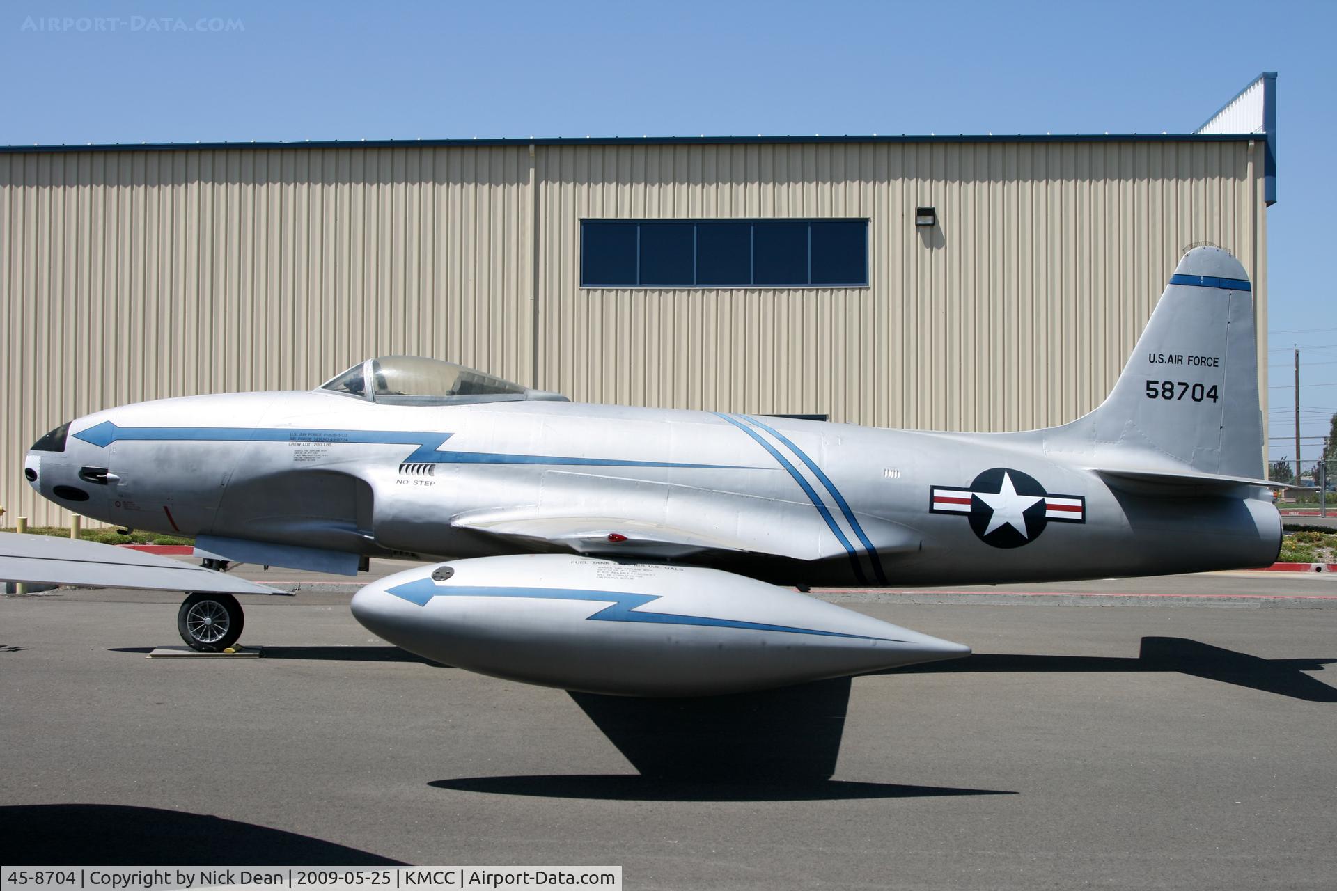 45-8704, 1946 Lockheed P-80B-1-LO Shooting Star C/N 080-1918, KMCC