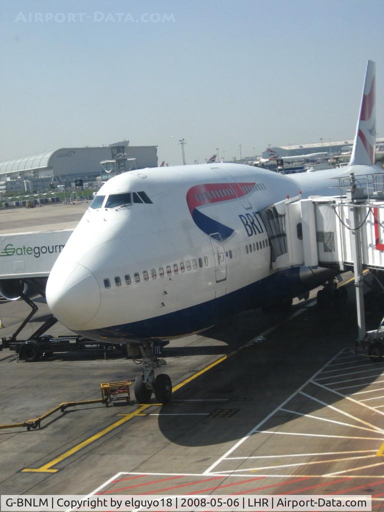 G-BNLM, 1990 Boeing 747-436 C/N 24055, loading