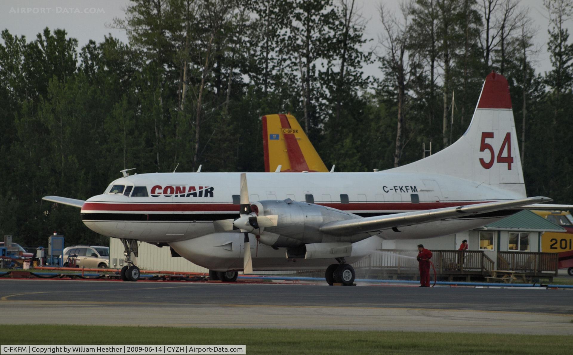 C-FKFM, 1953 Convair CV-580(AT) C/N 70, Slave Lake Fire Base