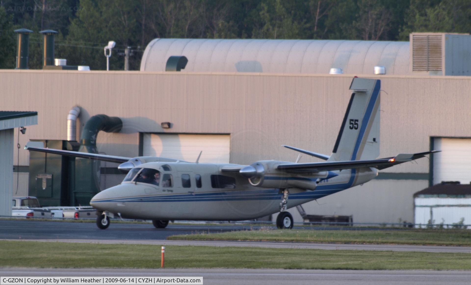 C-GZON, 1972 Aero Commander 690 C/N 11020, Slave Lake Fire Base