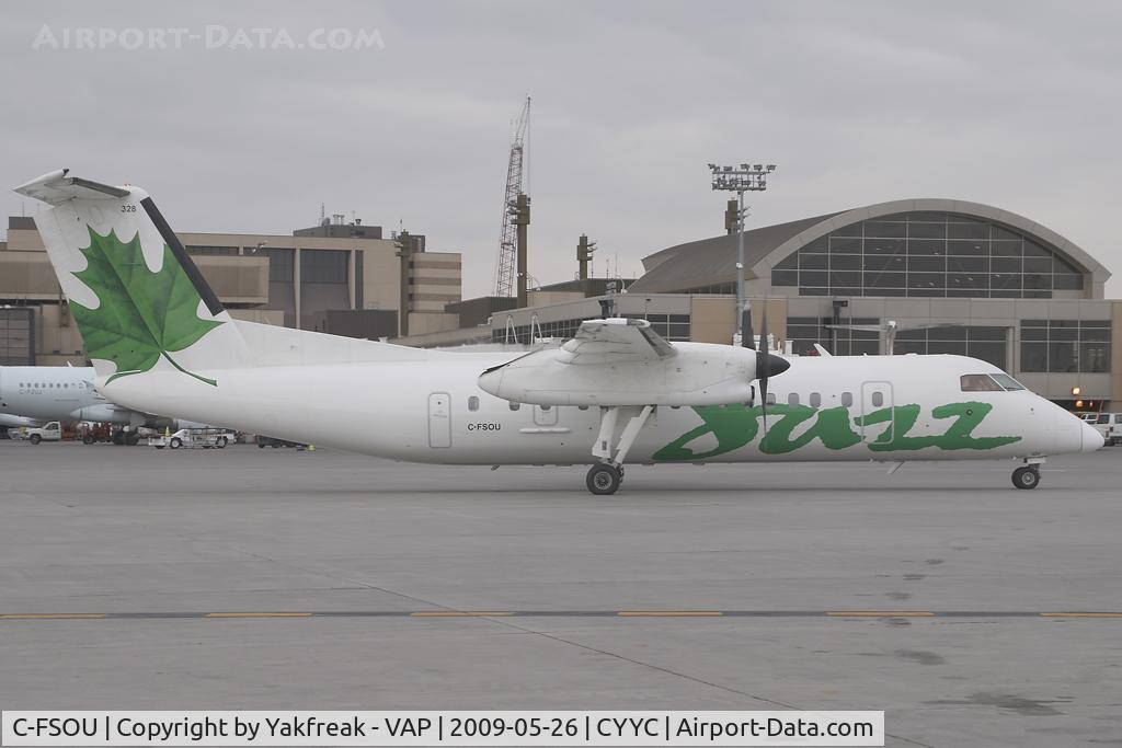 C-FSOU, 1992 De Havilland Canada DHC-8-311 Dash 8 C/N 342, Jazz Dash 8-300