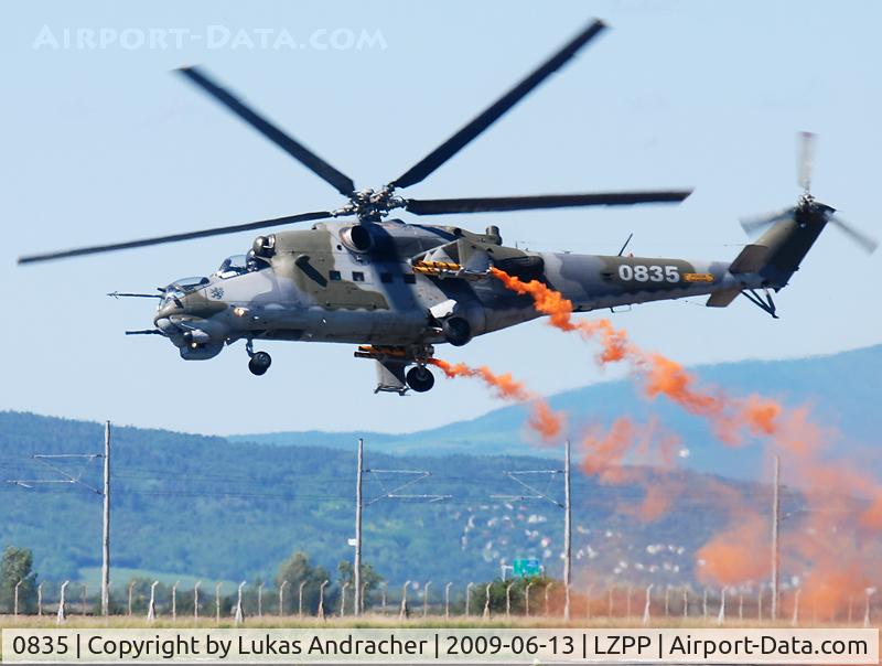 0835, Mil Mi-17 Hip C/N 108M35, Czech Republic - Air Force, Mil Mi-24V