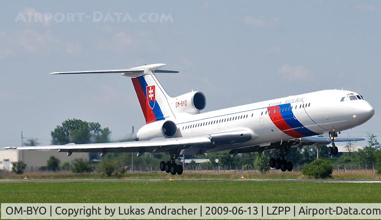 OM-BYO, 1989 Tupolev Tu-154M C/N 89A803, Slovak Republic, Tupolev Tu-154M