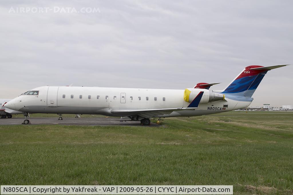N805CA, 1999 Bombardier CRJ-100ER (CL-600-2B19) C/N 7354, ex Delta Express Regionaljet