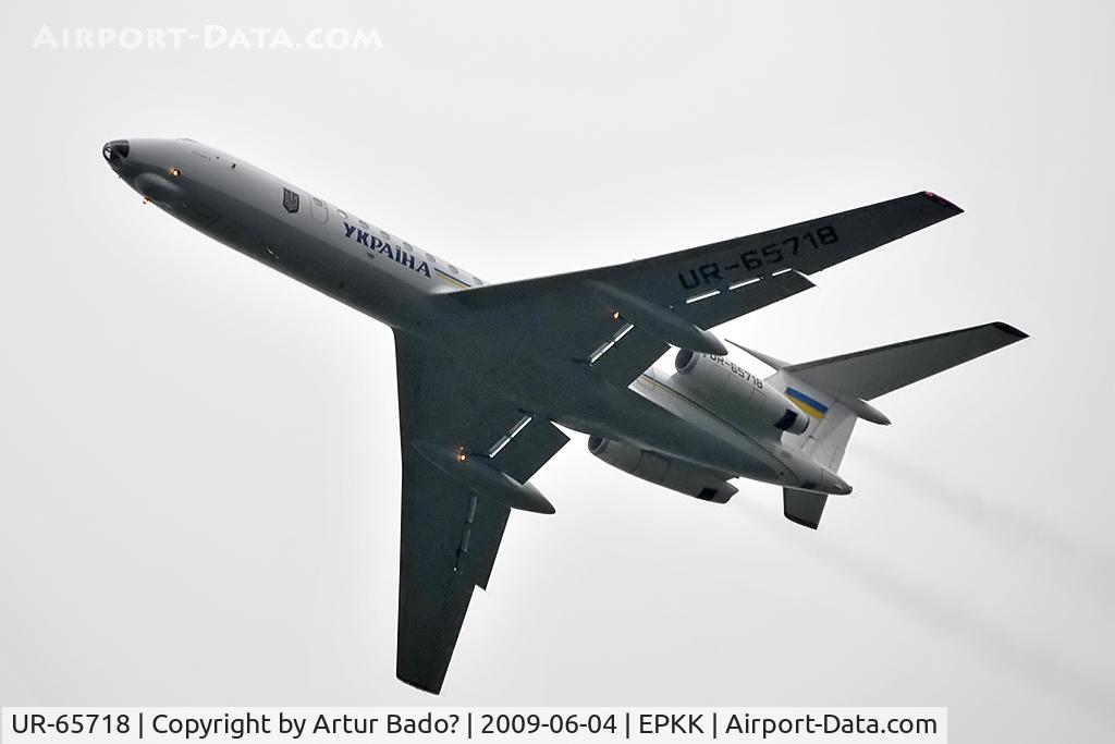 UR-65718, Tupolev Tu-134A-3 C/N 63668, Ukraine Air Force