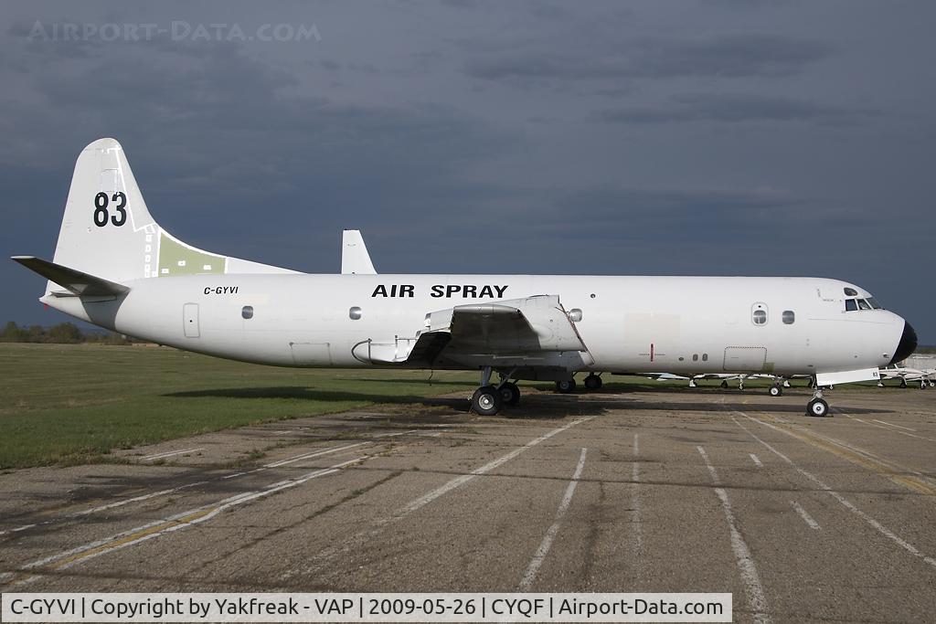 C-GYVI, 1958 Lockheed L-188C(F) Electra C/N 1112, Air Spray Lockheed Electra