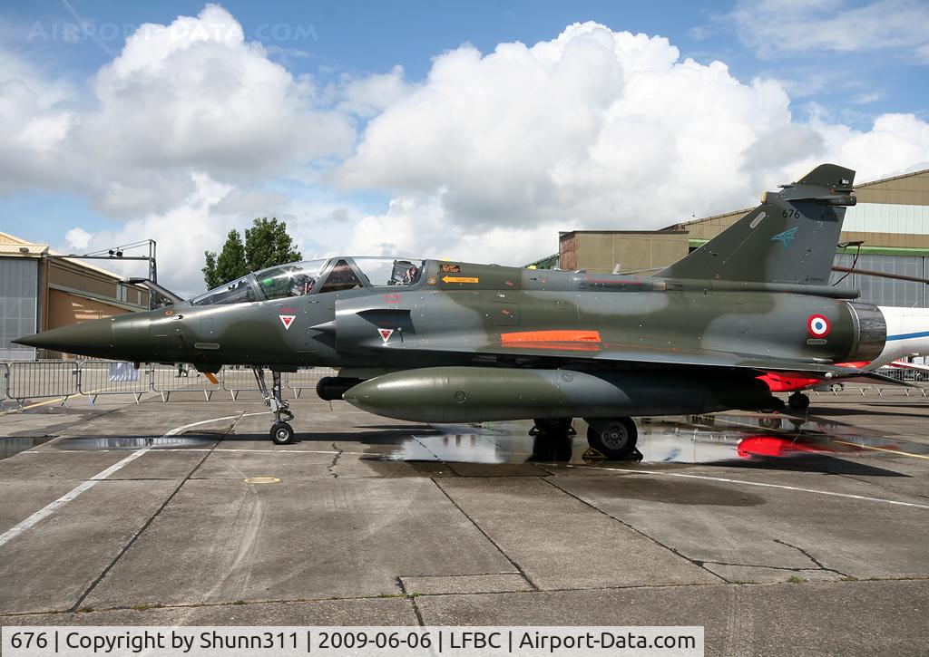 676, Dassault Mirage 2000D C/N 550, Displayed by CEVduring LFGC Airshow 2009