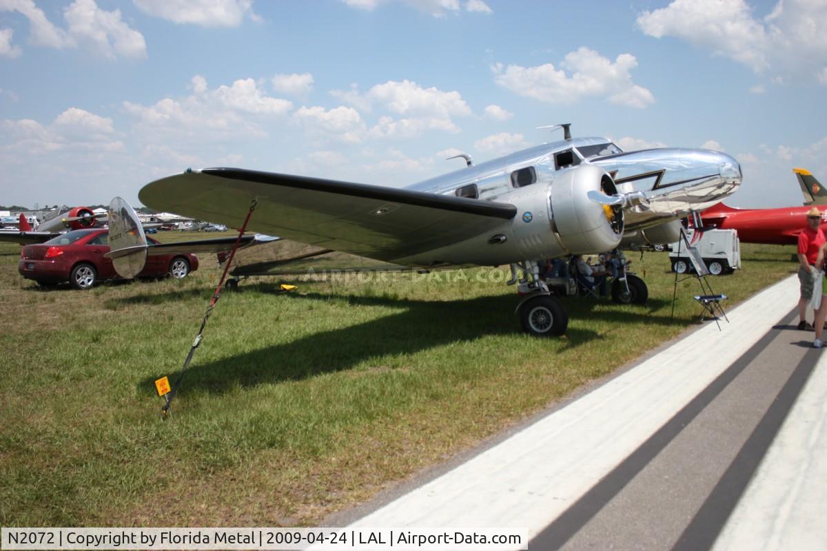 N2072, 1936 Lockheed 12A Electra Junior C/N 1208, Lockheed 12A