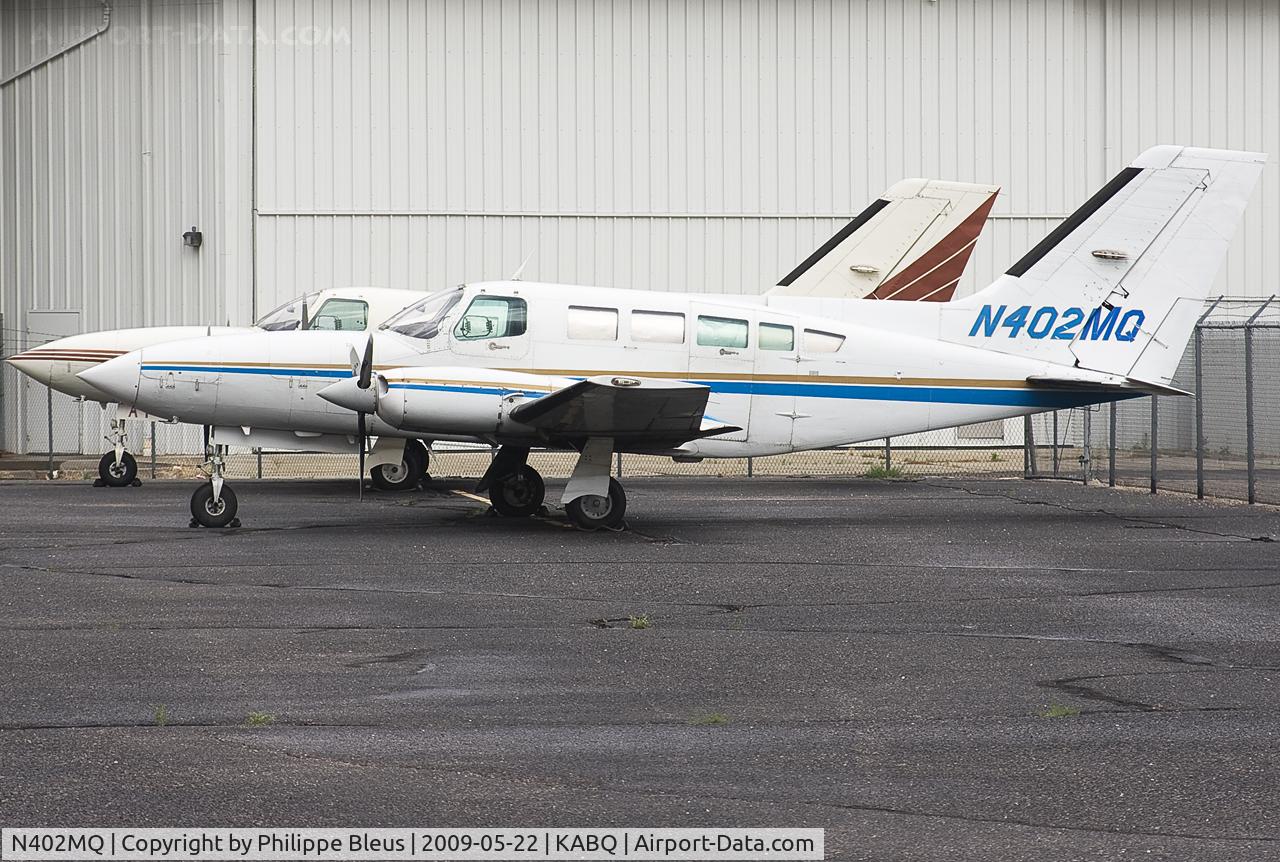 N402MQ, 1979 Cessna 402C C/N 402C0095, With her twin behind apparently. Not the same colors, though.