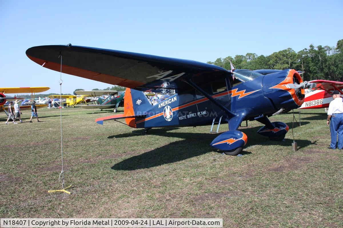 N18407, 1937 Stinson SR-9C Reliant C/N 5313, Stinson SR-9C
