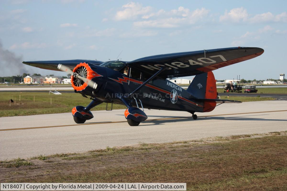 N18407, 1937 Stinson SR-9C Reliant C/N 5313, Stinson SR-9C