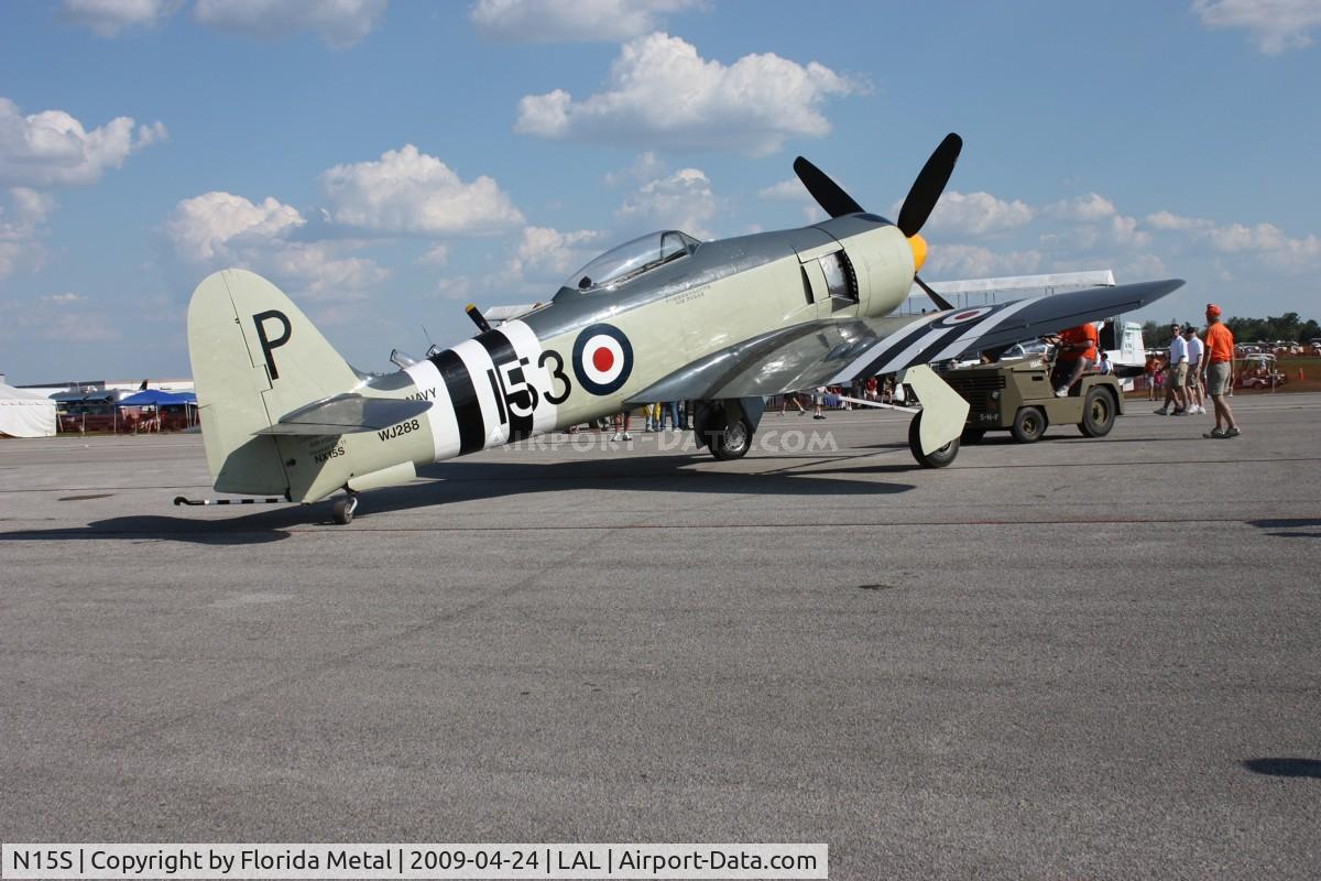 N15S, 1953 Hawker Sea Fury FB.11 C/N 41H/696792, Hawker Sea Fury
