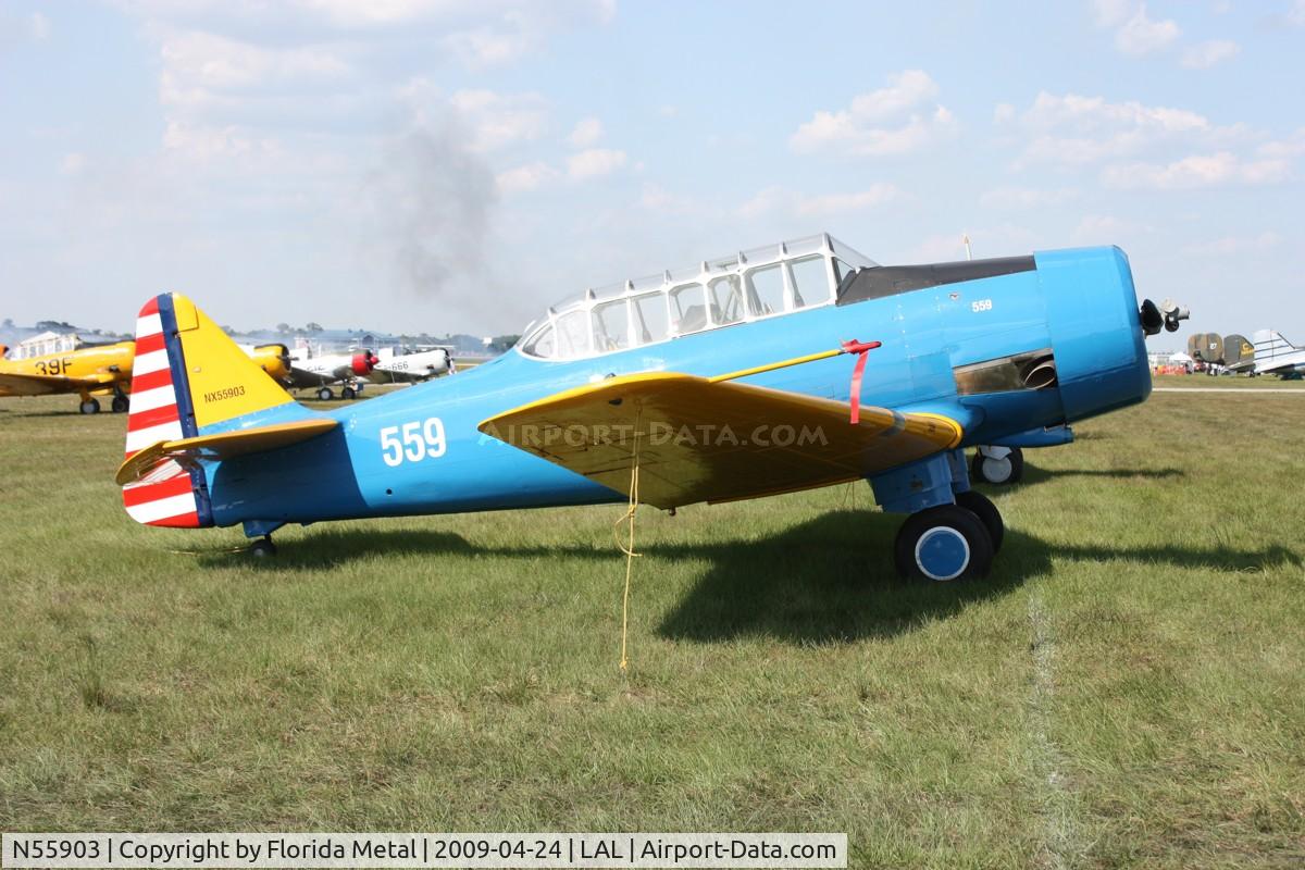 N55903, 1939 North American NA-64 C/N 64-3022, North American NA-64
