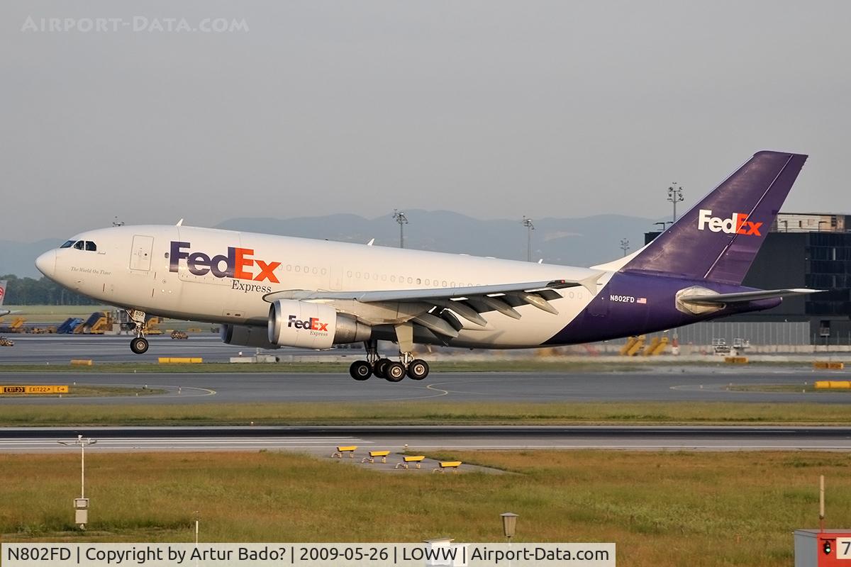 N802FD, 1990 Airbus A310-324/F C/N 542, FedEx