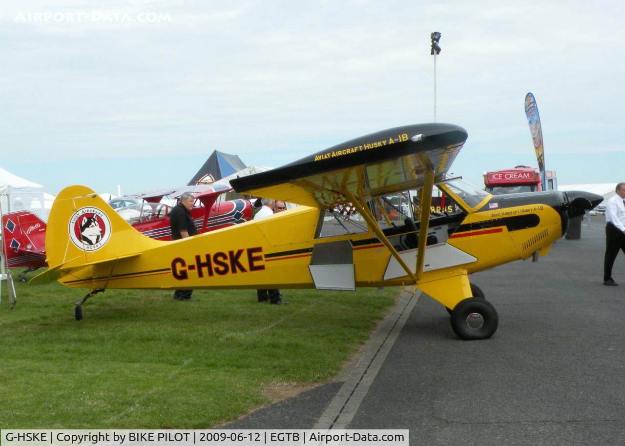 G-HSKE, 2007 Aviat A-1B Husky C/N 2437, AEROEXPO LONDON 2009