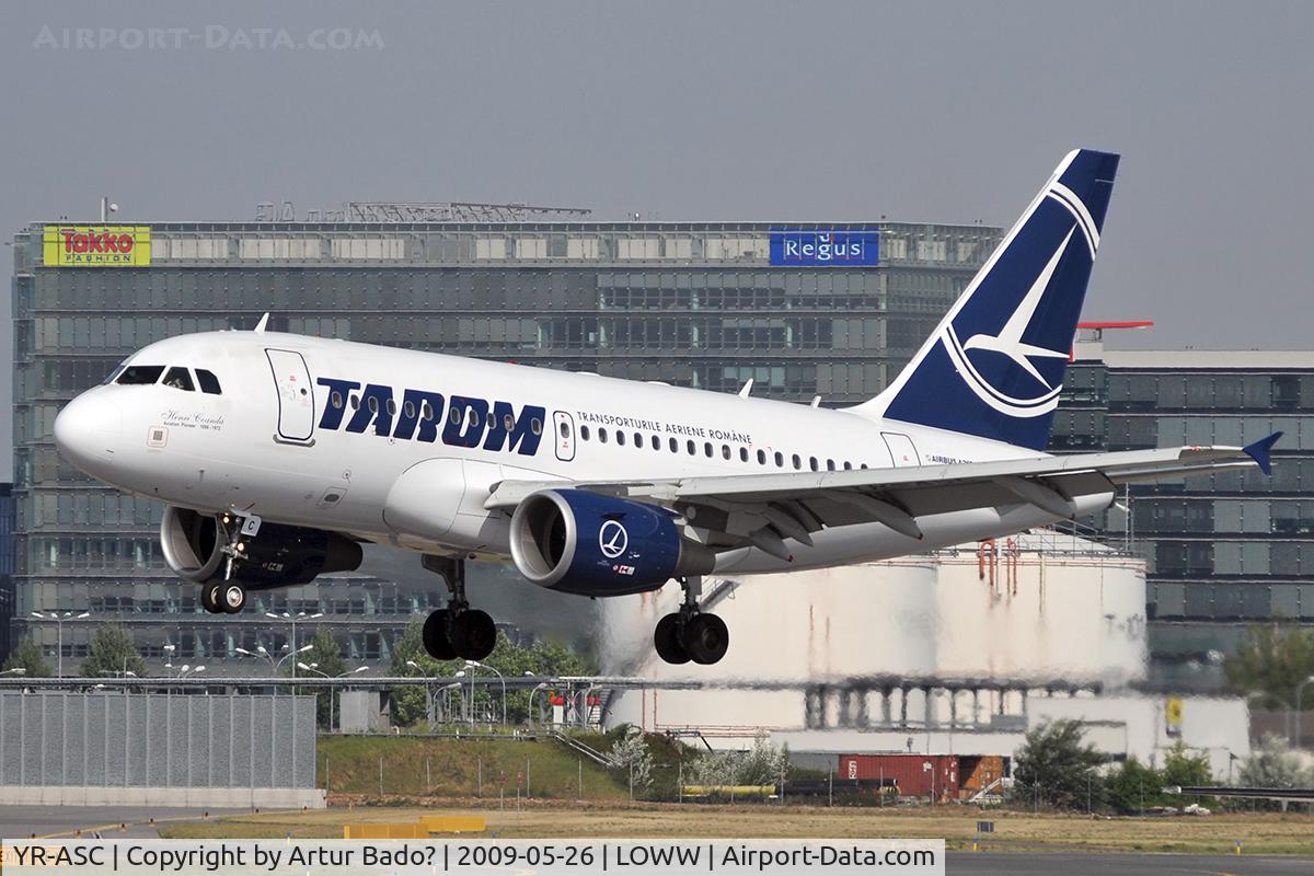 YR-ASC, 2007 Airbus A318-121 C/N 3220, Tarom