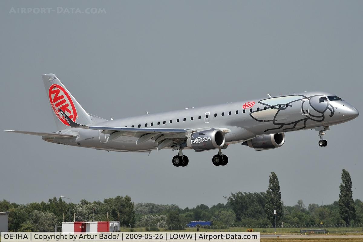 OE-IHA, 2009 Embraer 190LR (ERJ-190-100LR) C/N 19000285, Niki