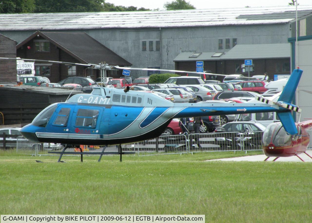 G-OAMI, 1968 Bell 206B JetRanger II C/N 464, AEROEXPO LONDON 2009