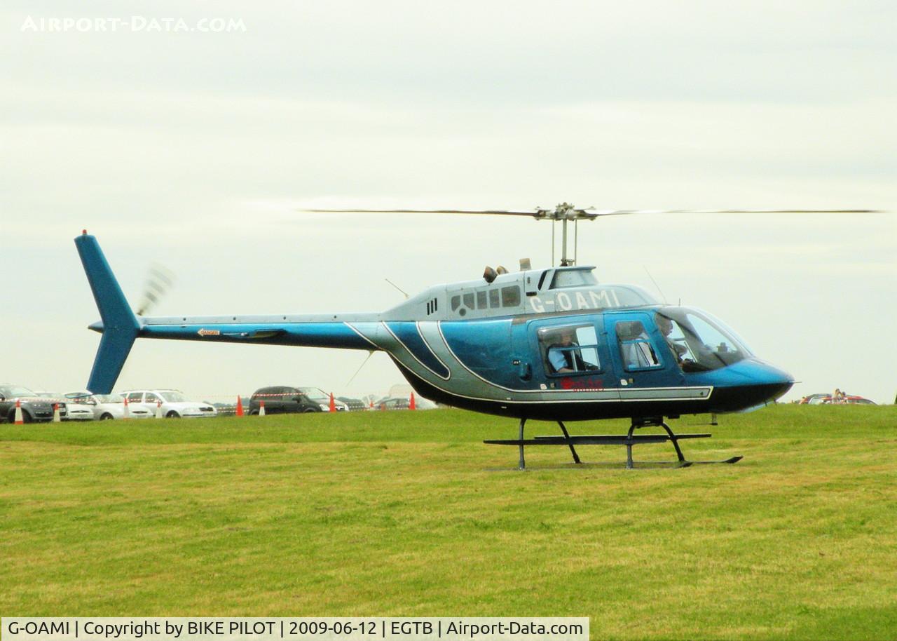 G-OAMI, 1968 Bell 206B JetRanger II C/N 464, AEROEXPO LONDON 2009