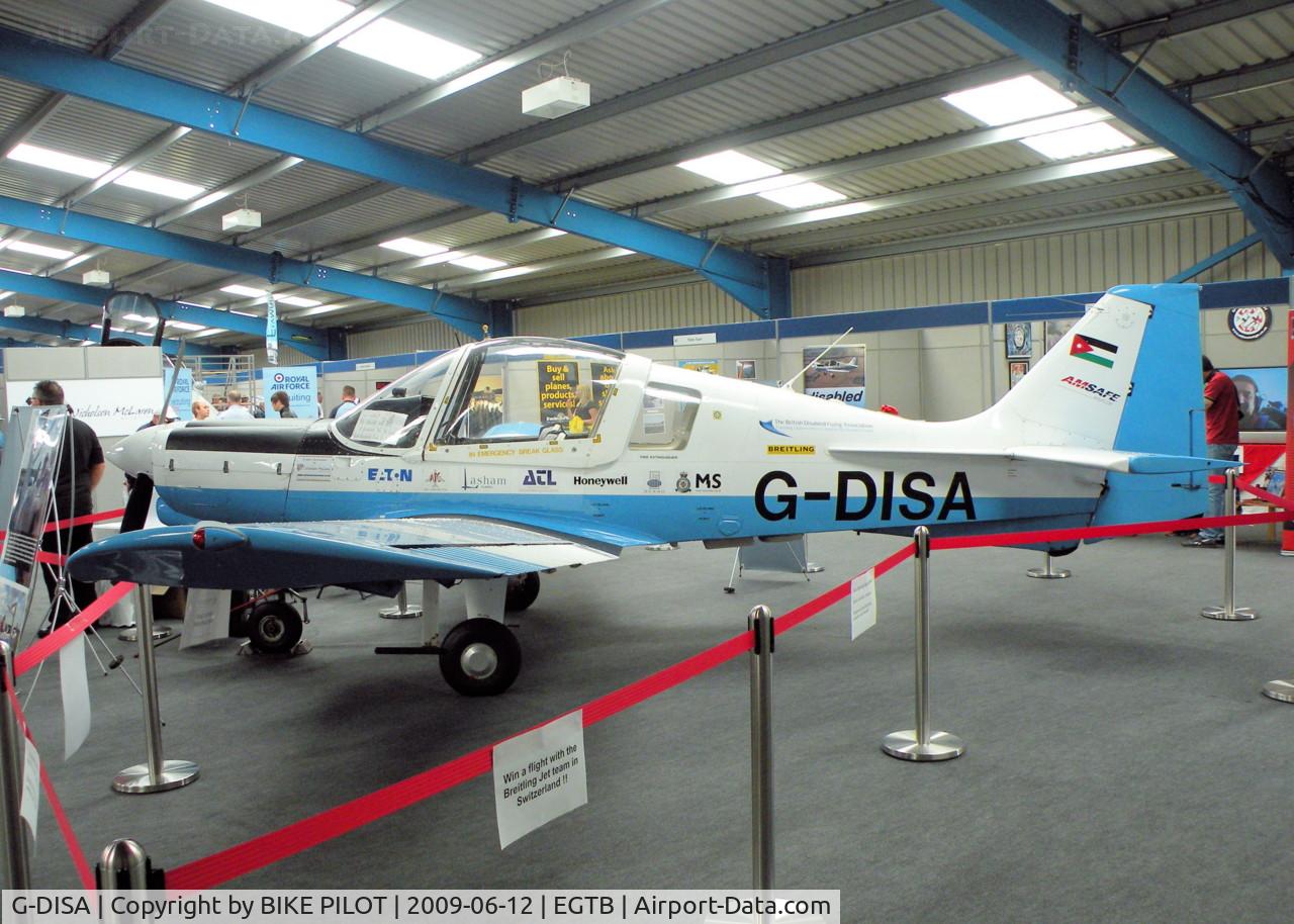G-DISA, 1983 Scottish Aviation Bulldog Series 120 Model 125 C/N BH120/435, AEROEXPO LONDON 2009