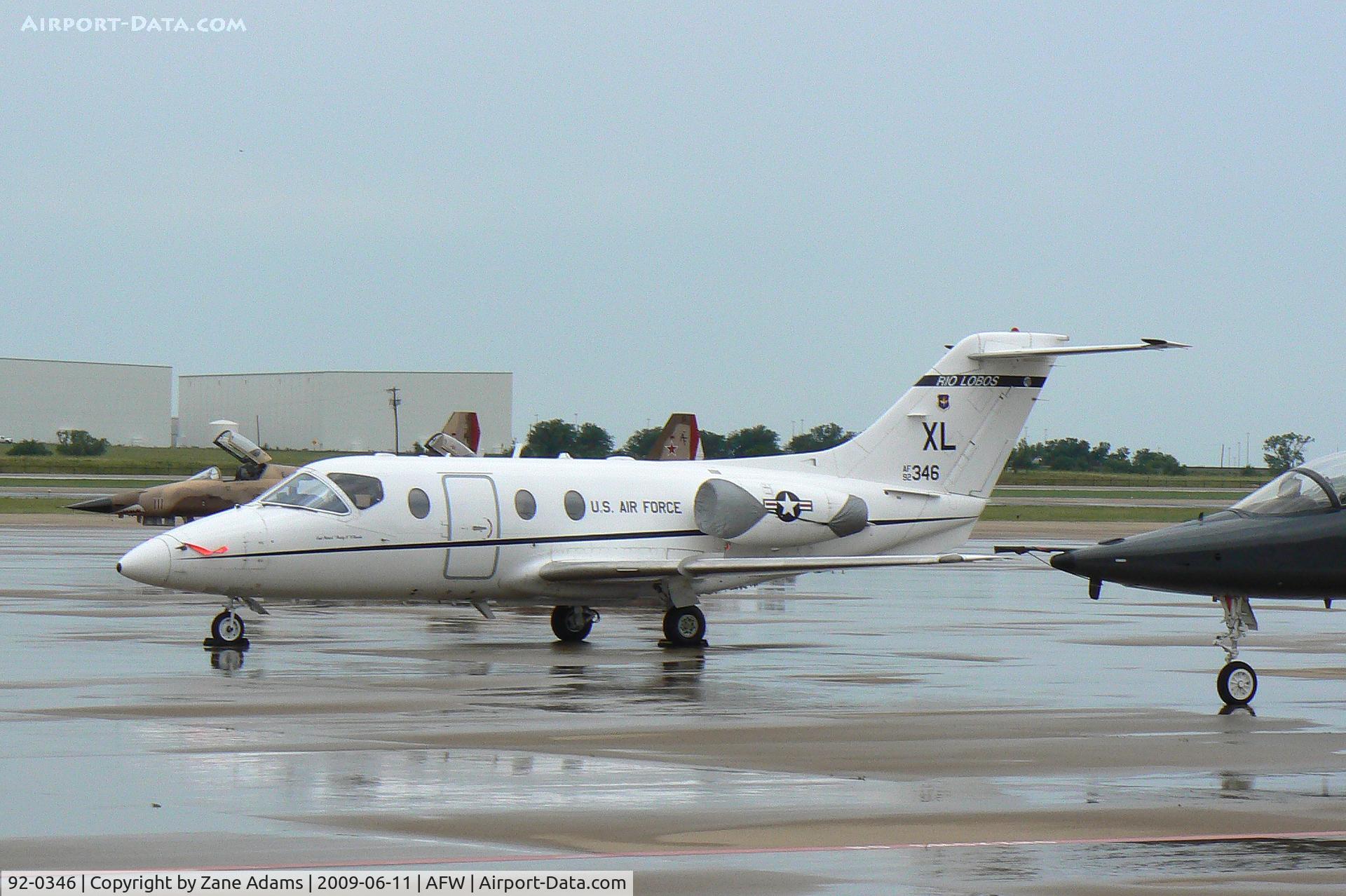 92-0346, 1992 Beechcraft T-1A Jayhawk C/N TT-60, At Alliance, Fort Worth