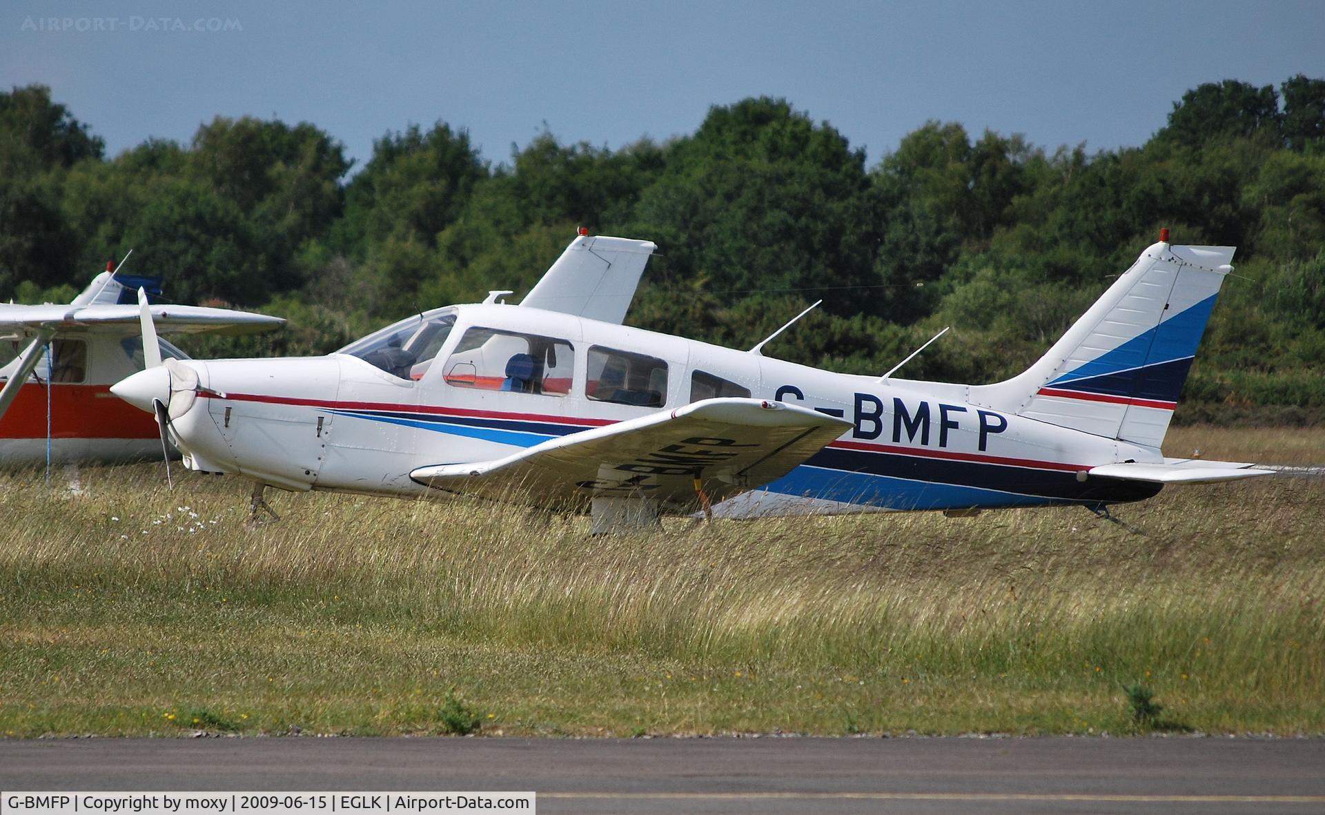 G-BMFP, 1979 Piper PA-28-161 Cherokee Warrior II C/N 28-7916243, Piper Warrior II at Blackbushe